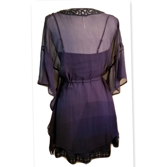 🚫SOLD🚫Free People Silk Butterfly Sleeve Dress - Picture 3 of 8